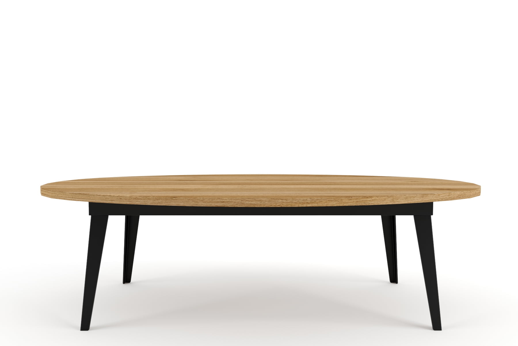 Holly Oval Coffee Table - Blackwood