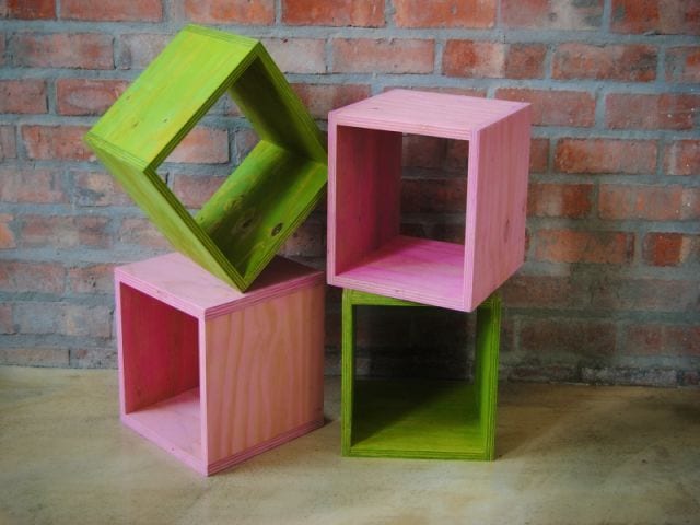 colourful furniture