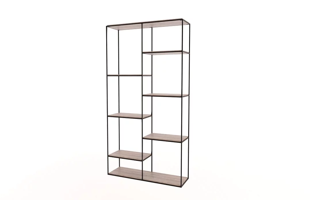Levels Steel Shelf Frame, Bookcase Display Shelf