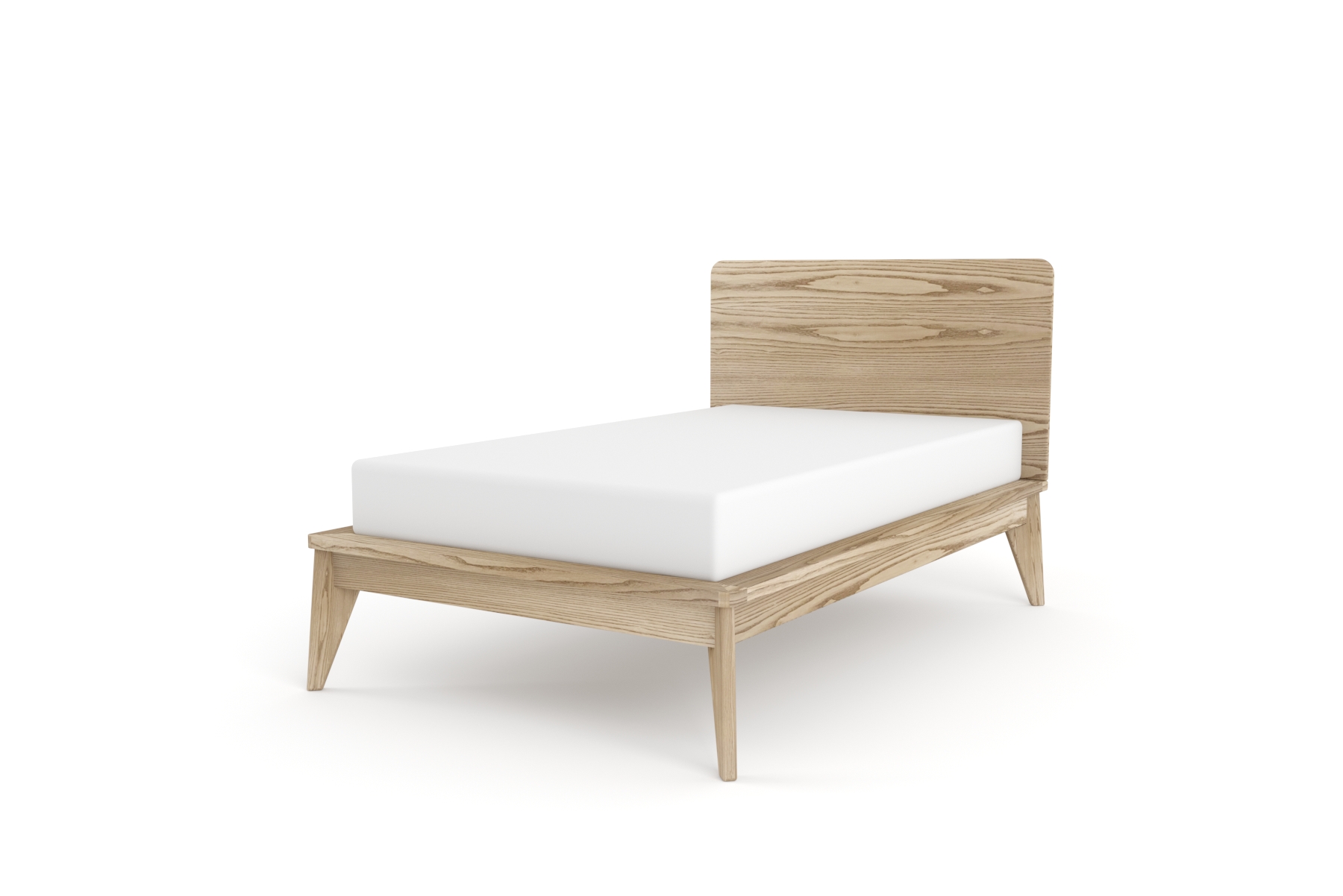 3/4 Size Cooper Bed w Headboard – Ash Chestnut 3/4 Size Cooper Bed w Headboard – Ash Chestnut