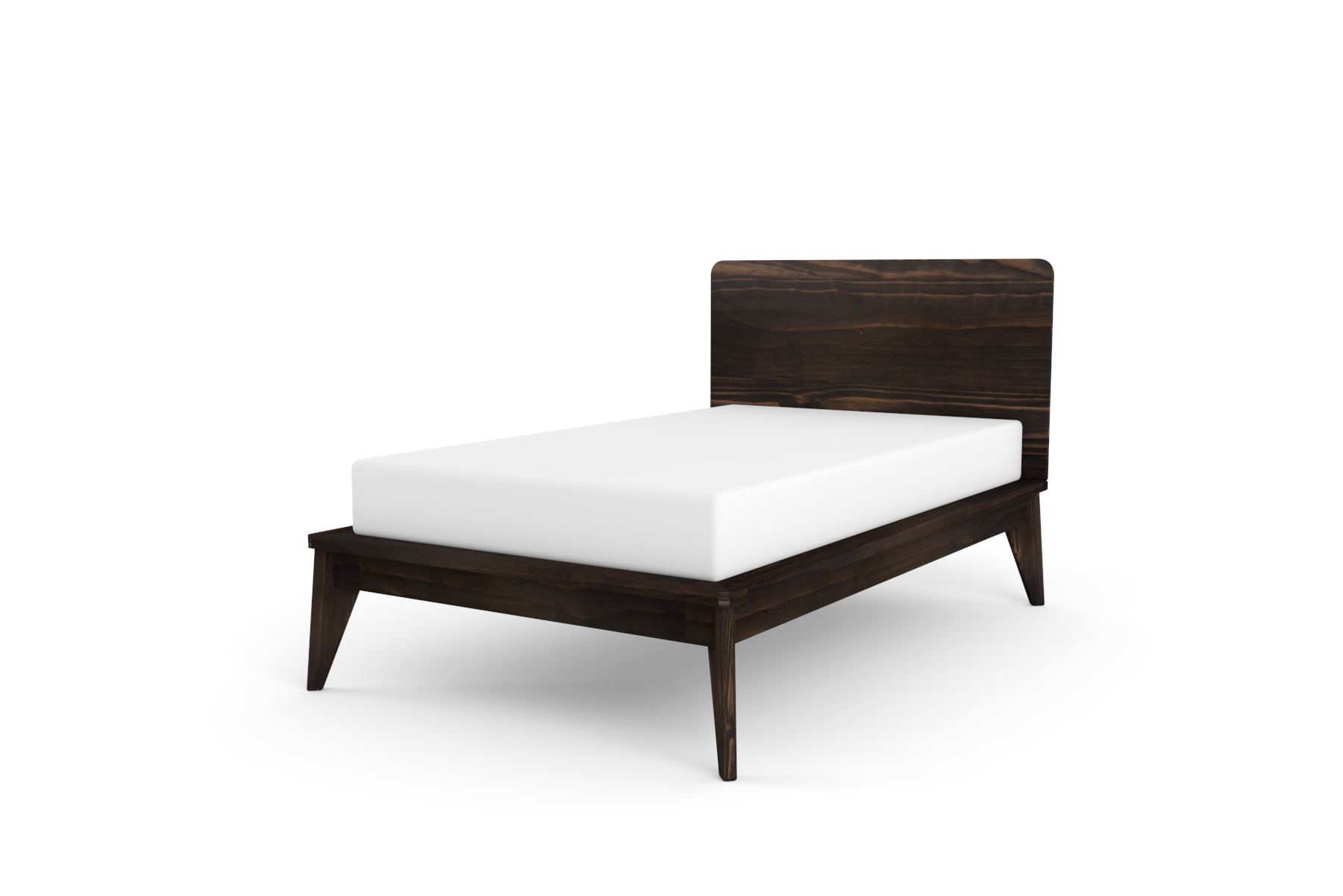 3/4 Size Cooper Bed w Headboard – Pine Blackwash 3/4 Size Cooper Bed w Headboard – Pine Blackwash