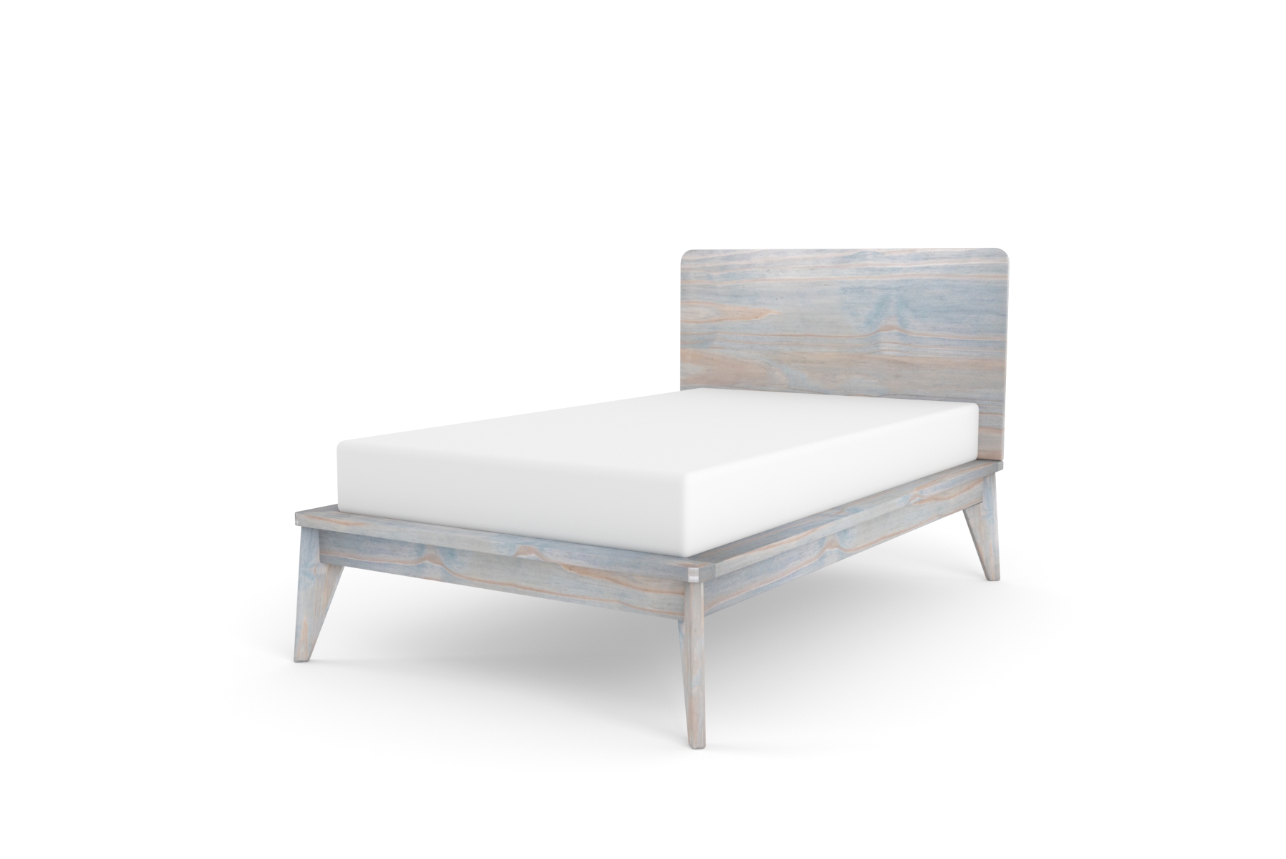 3/4 Size Cooper Bed w Headboard – Pine Greyish 3/4 Size Cooper Bed w Headboard – Pine Greyish