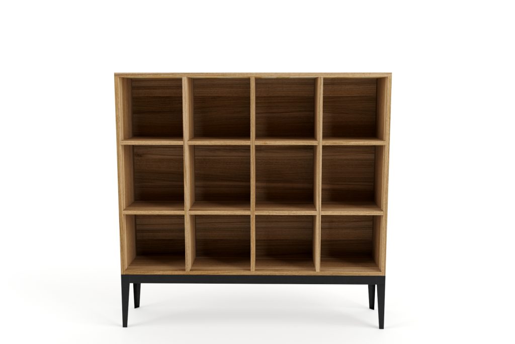 Wooden Cubicle Display Shelf