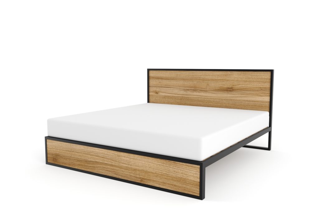 Industrial Style King Size Bed